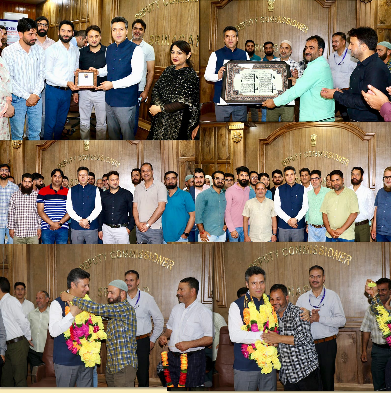 'Distt admin Srinagar bids affectionate farewell to outgoing DC, Dr. Bilal Mohi-Ud-Din Bhat'